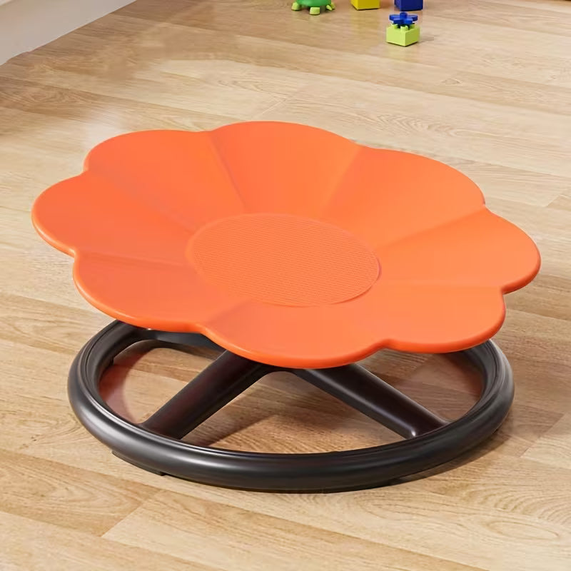 Sensory Stabilizing Chair with Petal-Shaped Eggshell Seat & Anti-Slip Base - Sturdy Durable Plastic & Metal