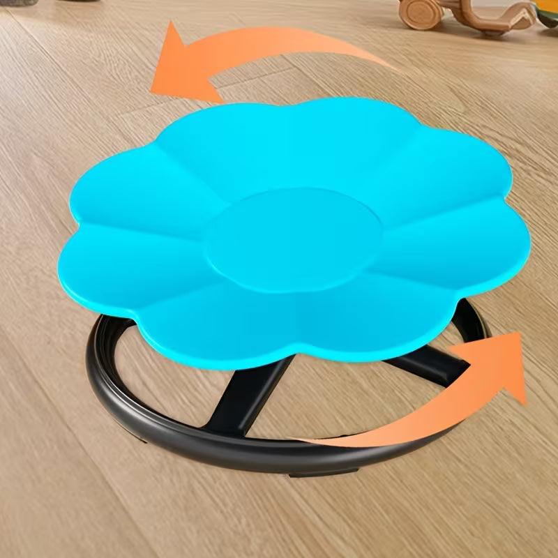 Sensory Stabilizing Chair with Petal-Shaped Eggshell Seat & Anti-Slip Base - Sturdy Durable Plastic & Metal