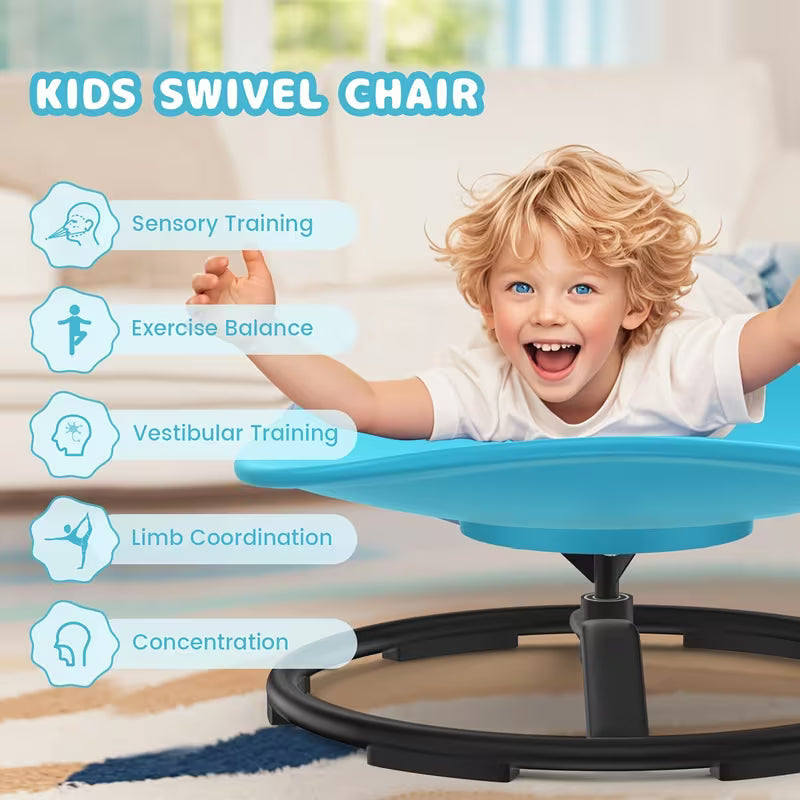 360 Degree Swivel Sensory Chair For Autistic Children - Ergonomically Designed To Train Body Coordination