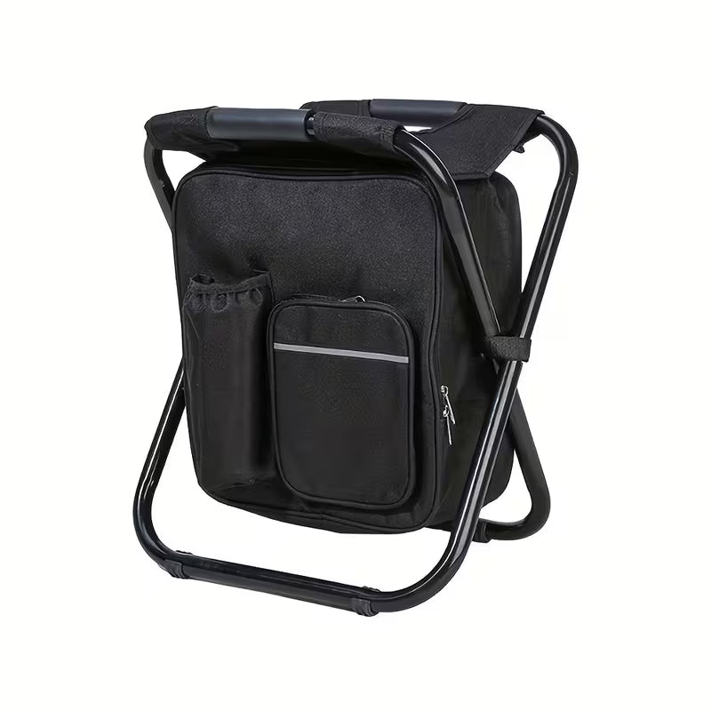 1pc Cooling Chair | Portable 3-in-1 Cooler Backpack with Folding Stool
